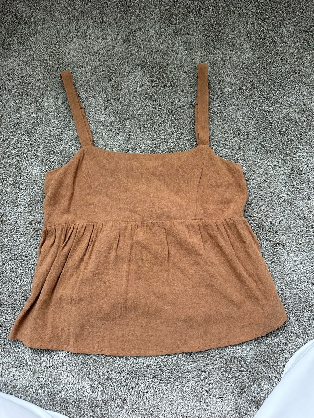 Gentle Fawn Rust Brown Square-Neck Tank